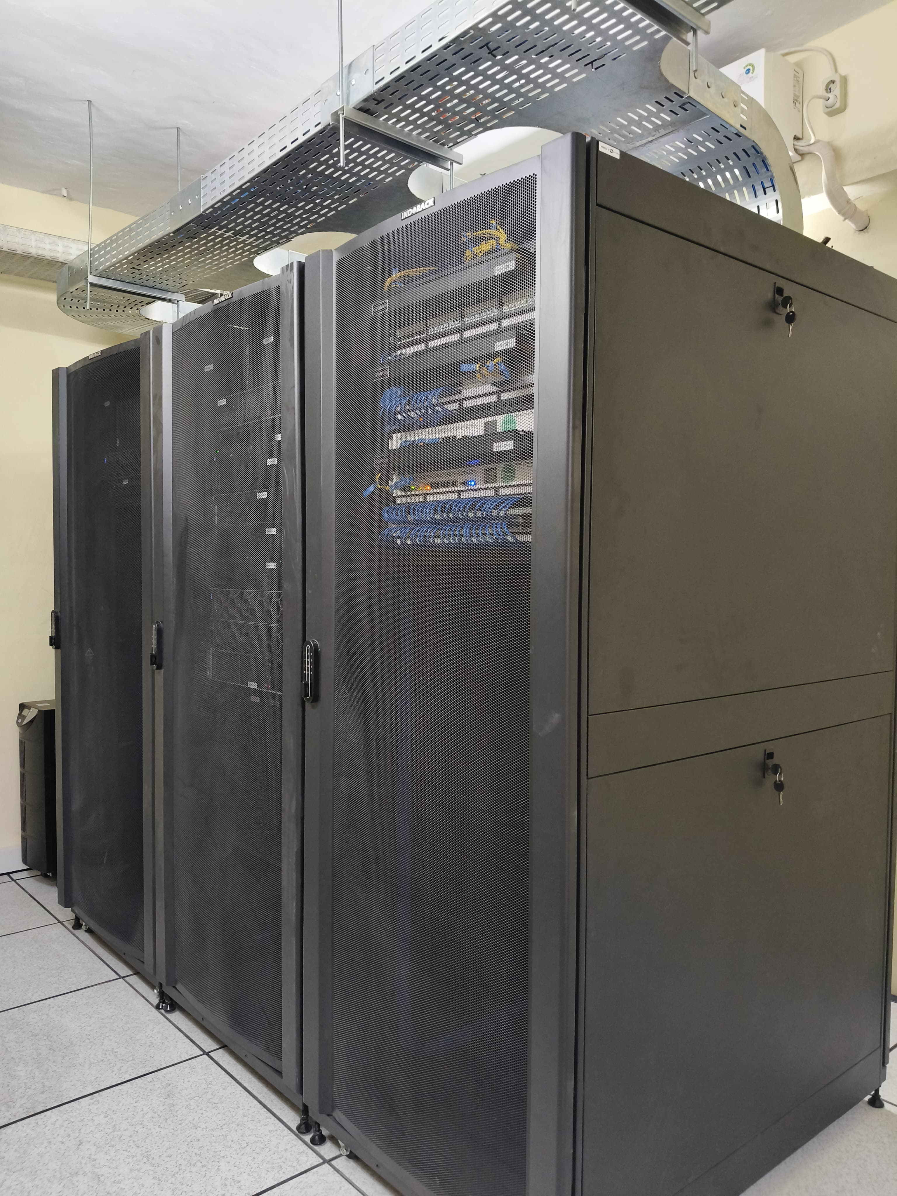 Modern IT Infrastructure - Professional server rack equipment